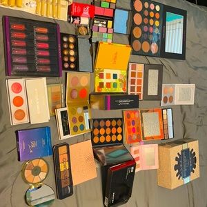 Makeup pallets Morphe, Pur, Tarte, Elf, &more